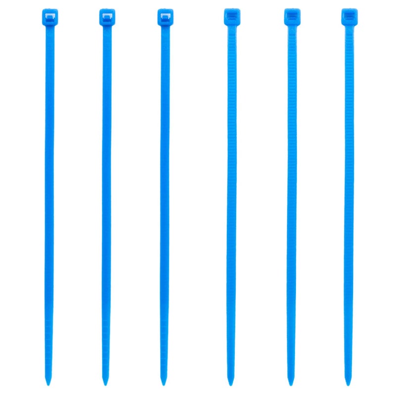 MILEKE 4 Inch Zip Ties (Tying Length 2.8""), 300Pcs Nylon Cable Ties Blue - Image 2